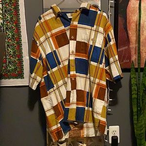 Trust men’s linen button up shirt